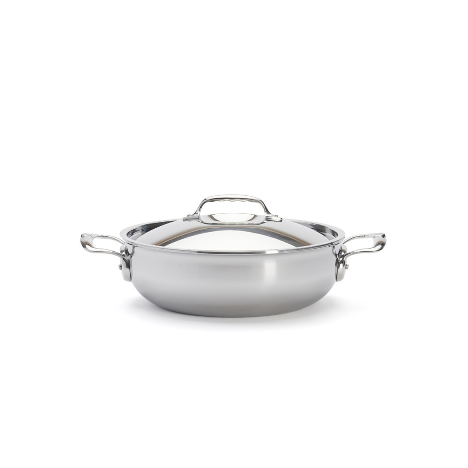 Tieftrostes Eintopf mit Deckel und abgerundeten Kanten, 28 cm, Affinität - de Buyer