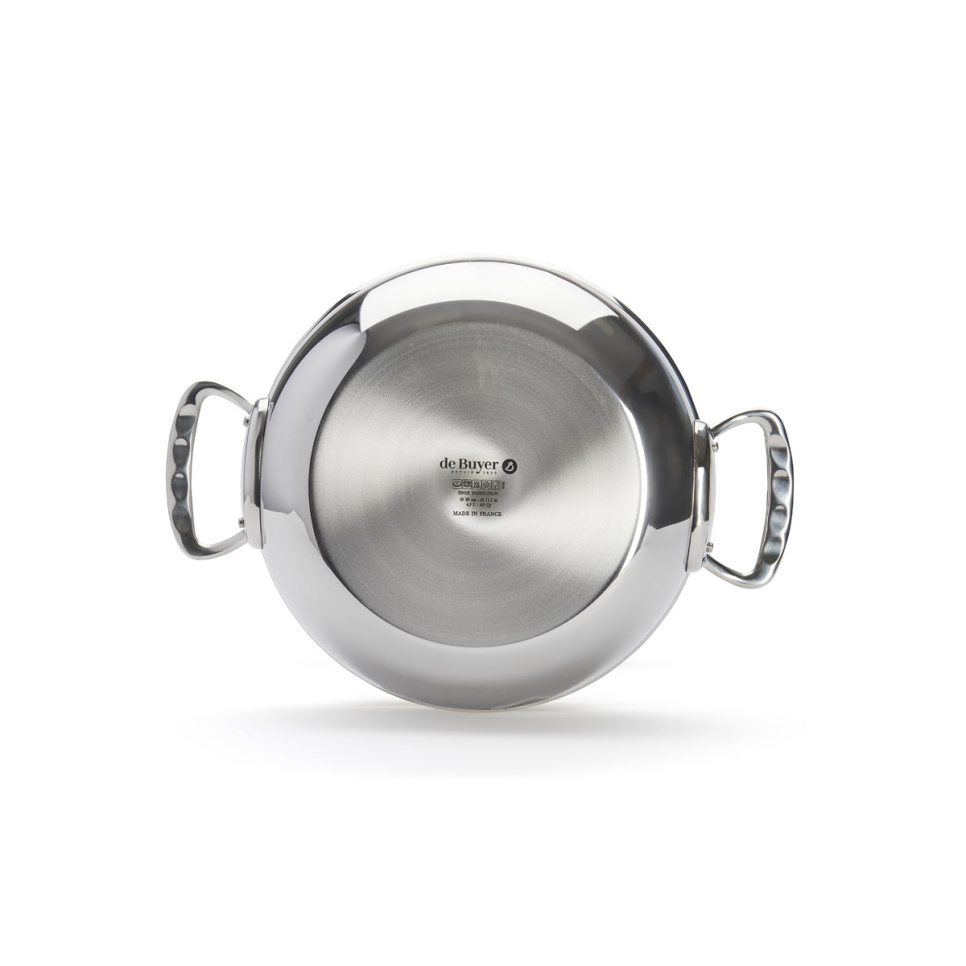 Tieftrostes Eintopf mit Deckel und abgerundeten Kanten, 28 cm, Affinität - de Buyer