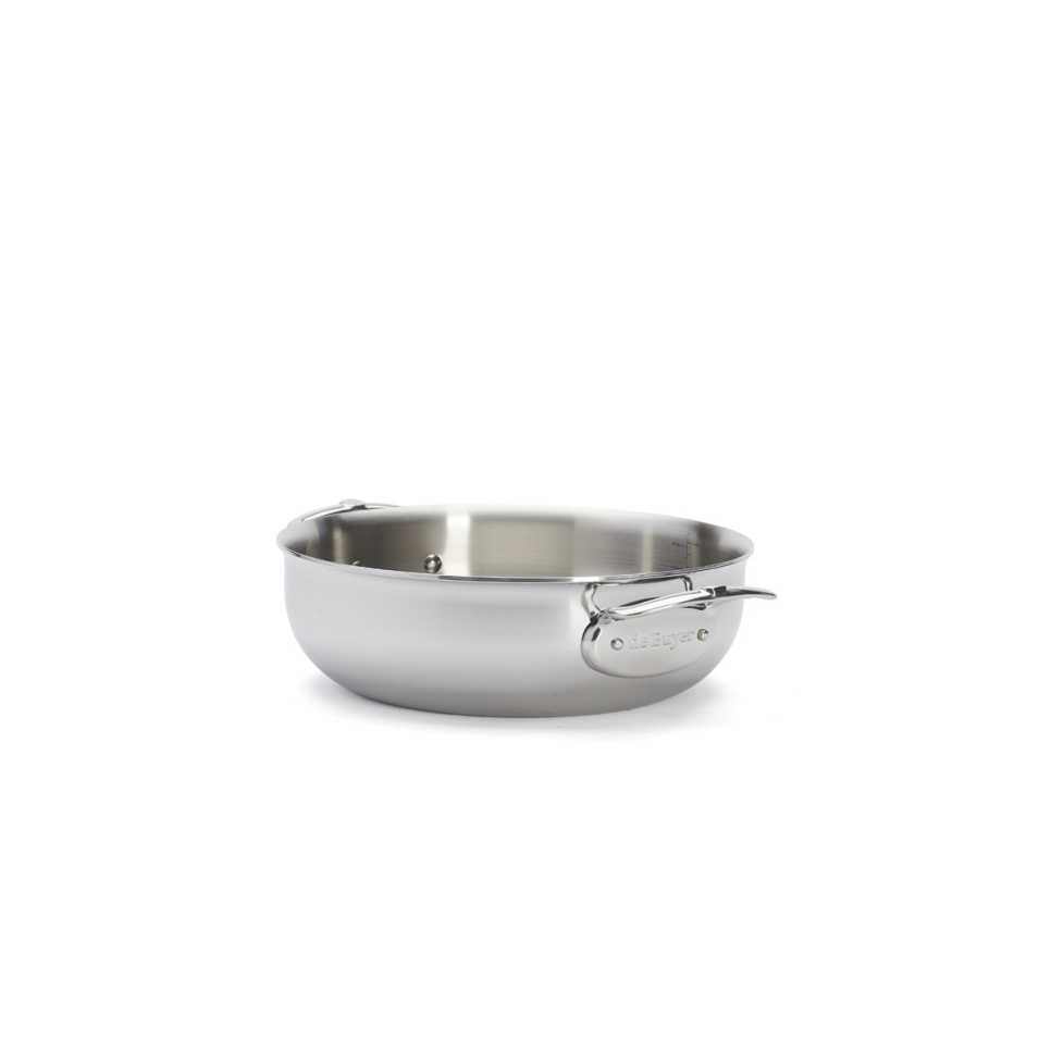 Tieftrostes Eintopf mit Deckel und abgerundeten Kanten, 28 cm, Affinität - de Buyer