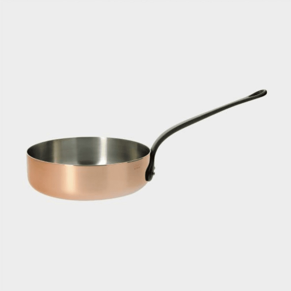 Kupferne Bratpfanne, 24 cm - Prima matera cuivre in der Gruppe Kochen / Bratpfannen / Sautépfannen bei The Kitchen Lab (1602-19501)