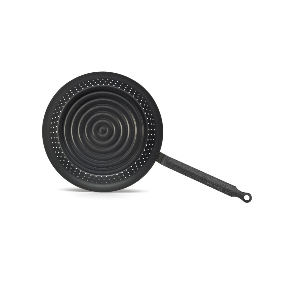 Kastanienkessel mit Seitentwebs, 28 cm - de Buyer