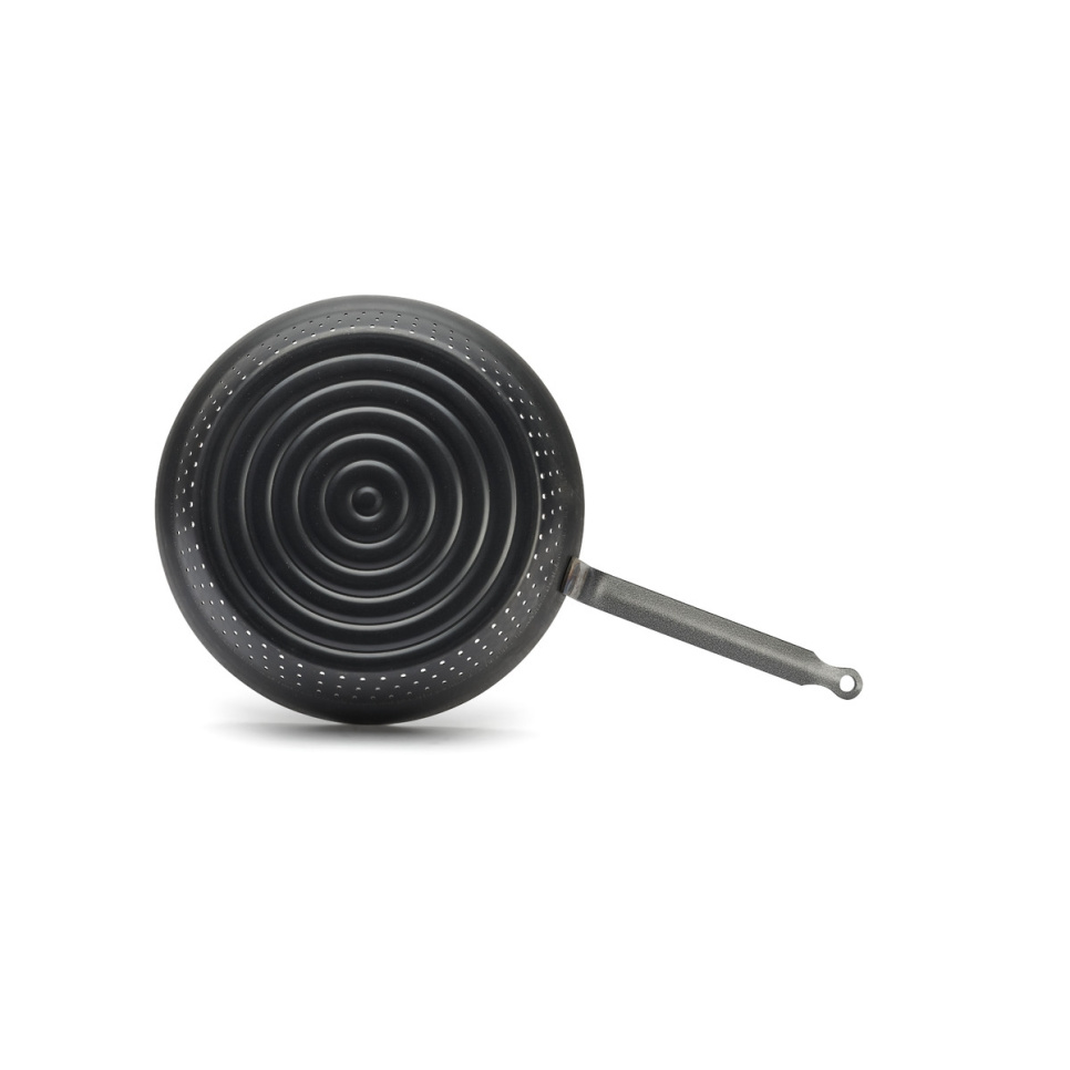 Kastanienkessel mit Seitentwebs, 28 cm - de Buyer