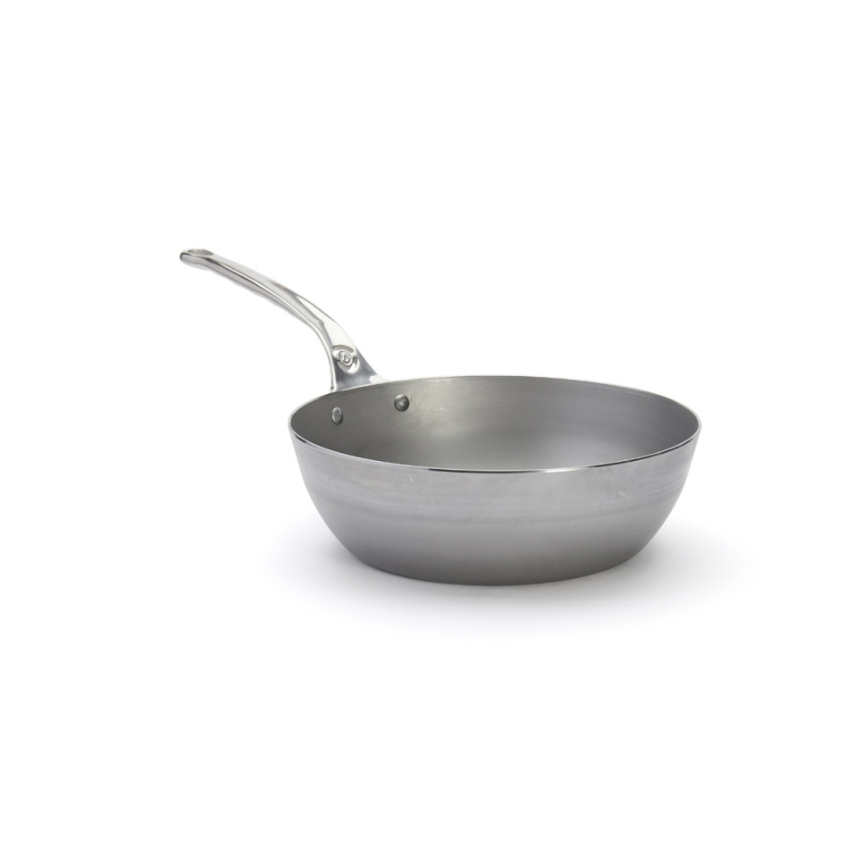 Sauteuse in Kohlenstoffstahl mit Edelstahlgriff, 28 cm, Mineral B Pro - de Buyer