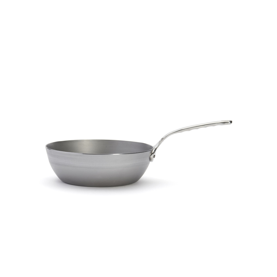 Sauteuse in Kohlenstoffstahl mit Edelstahlgriff, 28 cm, Mineral B Pro - de Buyer