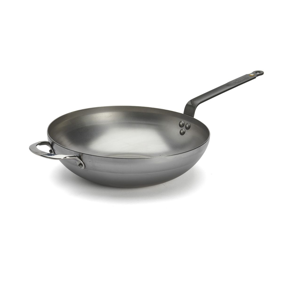 Wok, Mineral B Element - De Buyer - 32 cm in der Gruppe Kochen / Küchenutensilien / Asiatische Küche bei The Kitchen Lab (1602-31883)