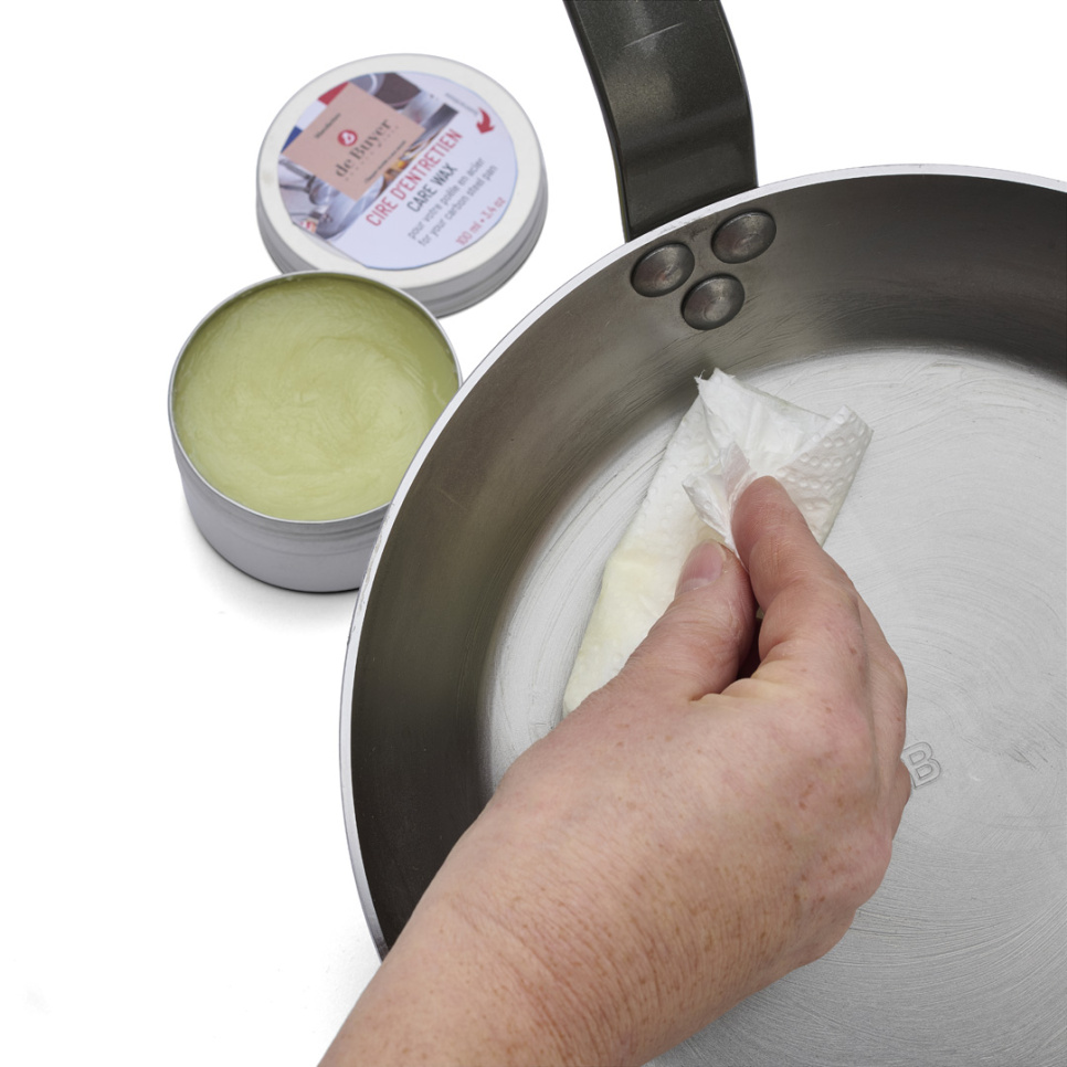 Wachs für Kohlenstoffstahlkessel - de Buyer