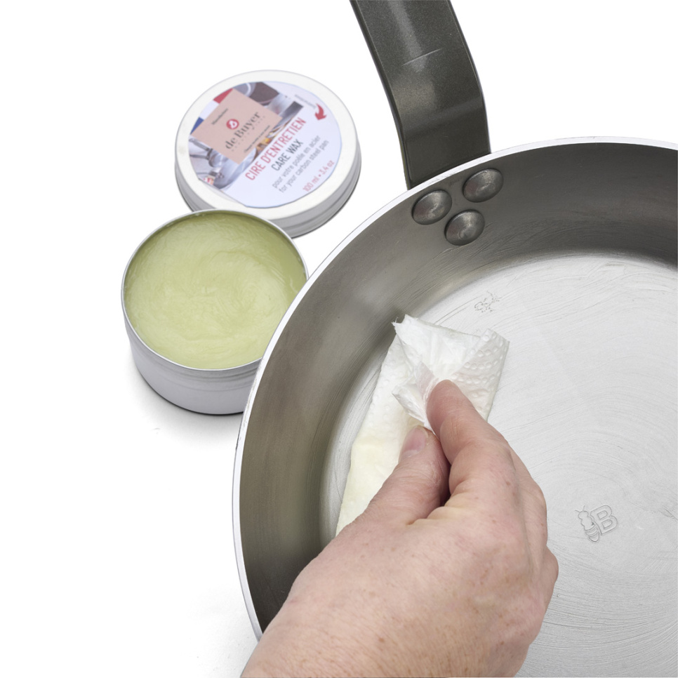 Wachs für Kohlenstoffstahlkessel - de Buyer