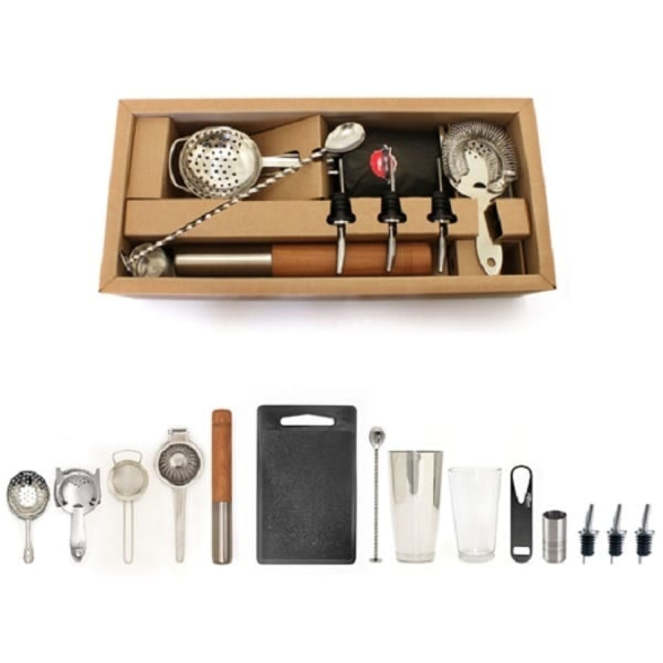 Elite Cocktail Kit, 15-teiliges Bar-Werkzeug – Bonzer in der Gruppe Bar & Wein / Bar-Ausstattung / Das Cocktail-Set bei The Kitchen Lab (1611-15738)