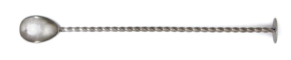 Barlöffel, abgenutzter Stahl, 25 cm - Bonzer in der Gruppe Bar & Wein / Bar-Ausstattung / Barlöffel bei The Kitchen Lab (1611-20164)