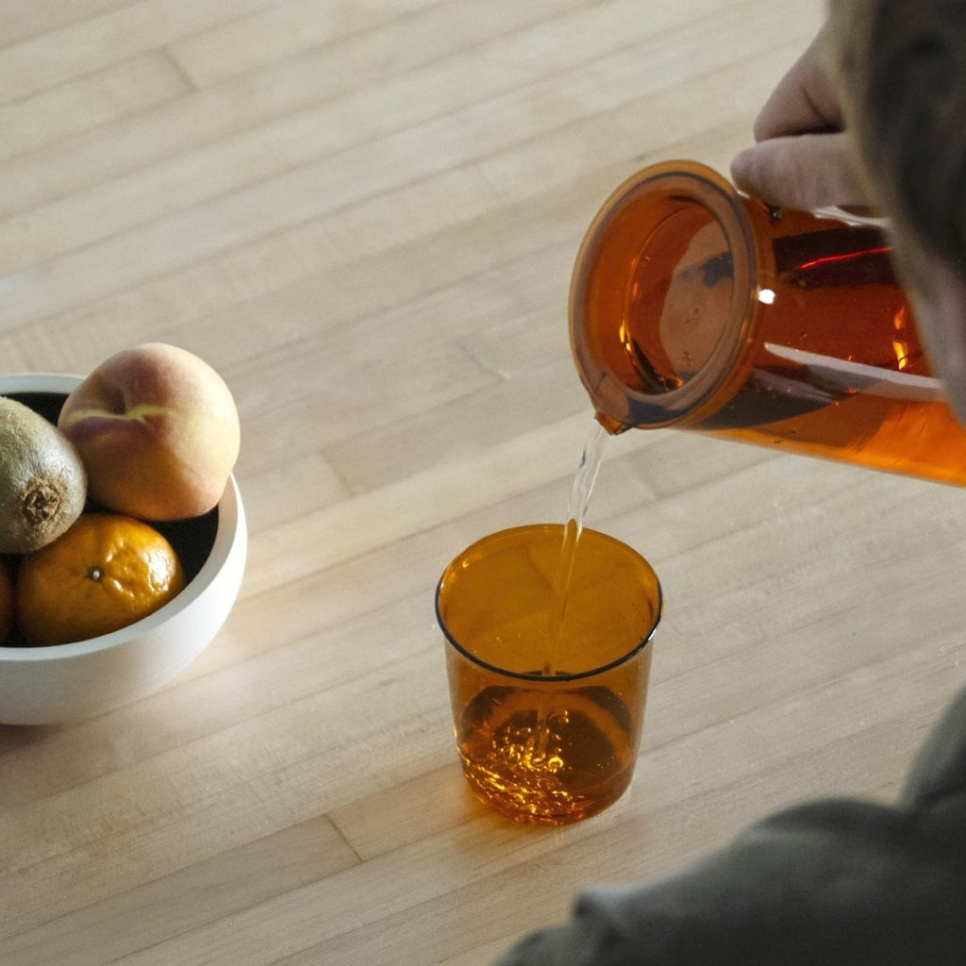 Teekanne aus Glas, Bernstein, 1.2L - Kinto