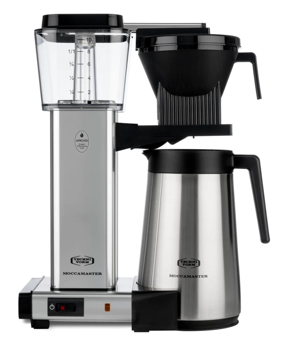 Kaffeemaschine Thermo Automatik Silber - Moccamaster in der Gruppe Tee & Kaffee / Kaffee brühen / Kaffeemaschinen bei The Kitchen Lab (1649-16796)