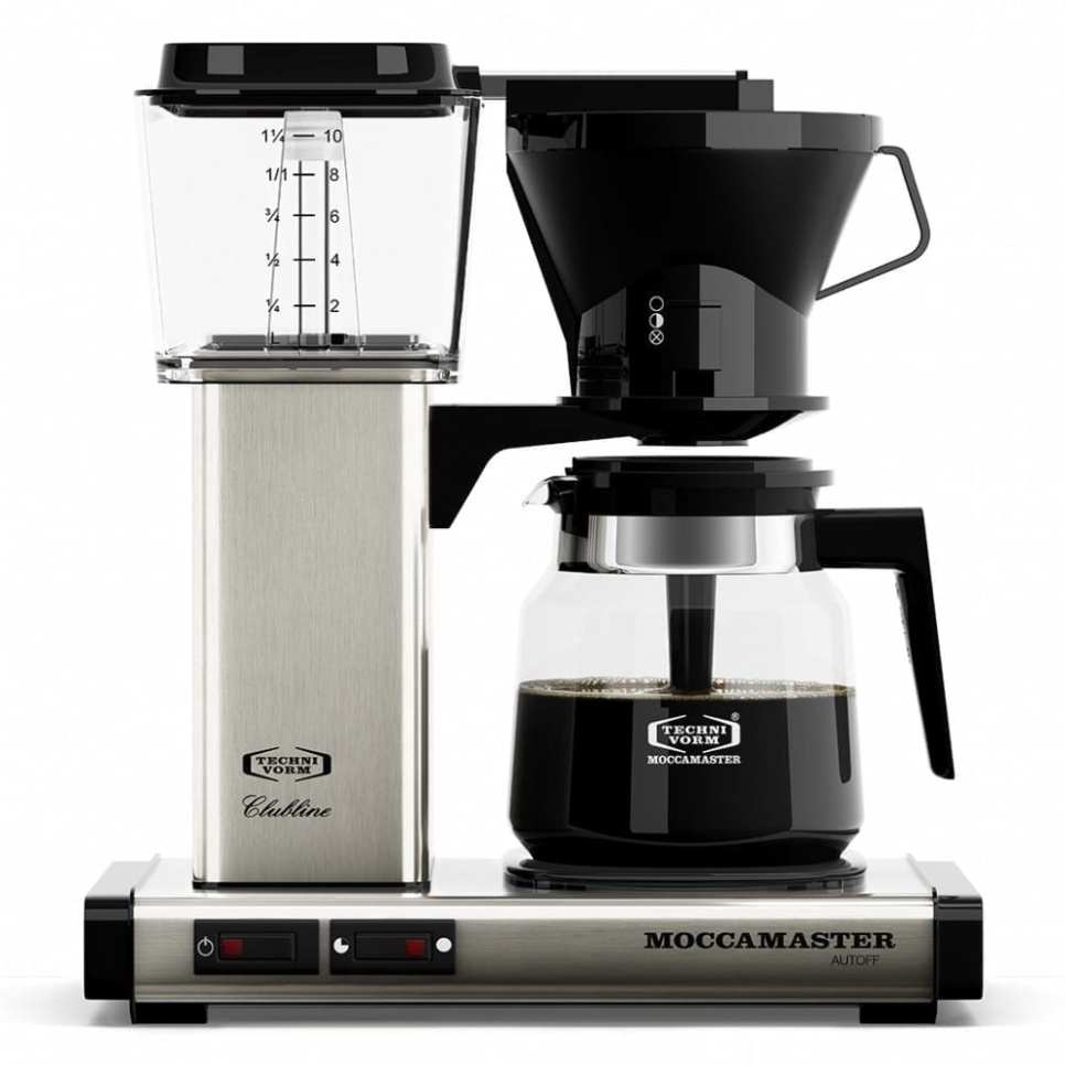 Kaffeemaschine, Manuell, Gebürsteter Stahl - Moccamaster in der Gruppe Tee & Kaffee / Kaffee brühen / Kaffeemaschinen bei The Kitchen Lab (1649-26088)