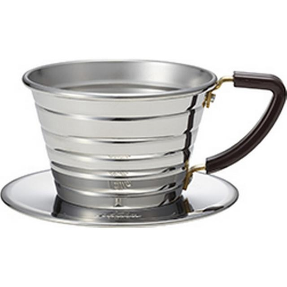Filterhalter aus Edelstahl 155 - Kalita in der Gruppe Tee & Kaffee / Kaffee brühen / Pour Over / Filterhalter bei The Kitchen Lab (1670-16135)