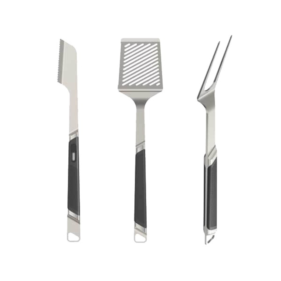 Premium Grillbesteck im Set (L) - Everdure von Heston Blumenthal in der Gruppe Grills, Herde & Öfen / Grillzubehör / Mehr Grillzubehör bei The Kitchen Lab (1697-23361)