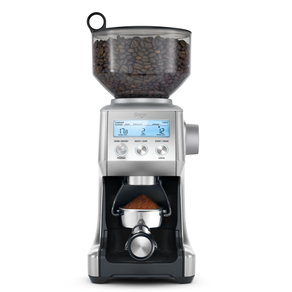 Kombischleifer aus Edelstahl The Smart Grinder Pro- Sage in der Gruppe Tee & Kaffee / Gemahlener Kaffee / Espressomühlen bei The Kitchen Lab (1697-29113)