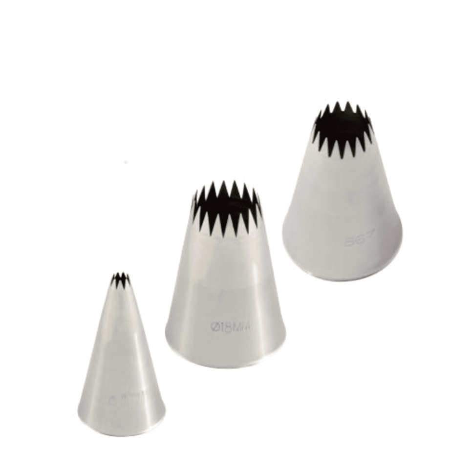 Offenes dichtes Sternchen - Martellato in der Gruppe Backen / Backutensilien / Spritztüllen & Piping bei The Kitchen Lab (1710-22137)