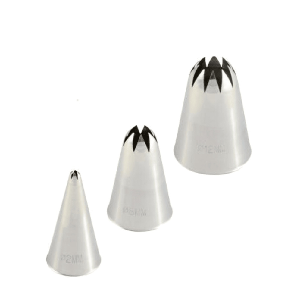 Geschlossene Sternen-Tülle - Martellato in der Gruppe Backen / Backutensilien / Spritztüllen & Piping bei The Kitchen Lab (1710-22138)