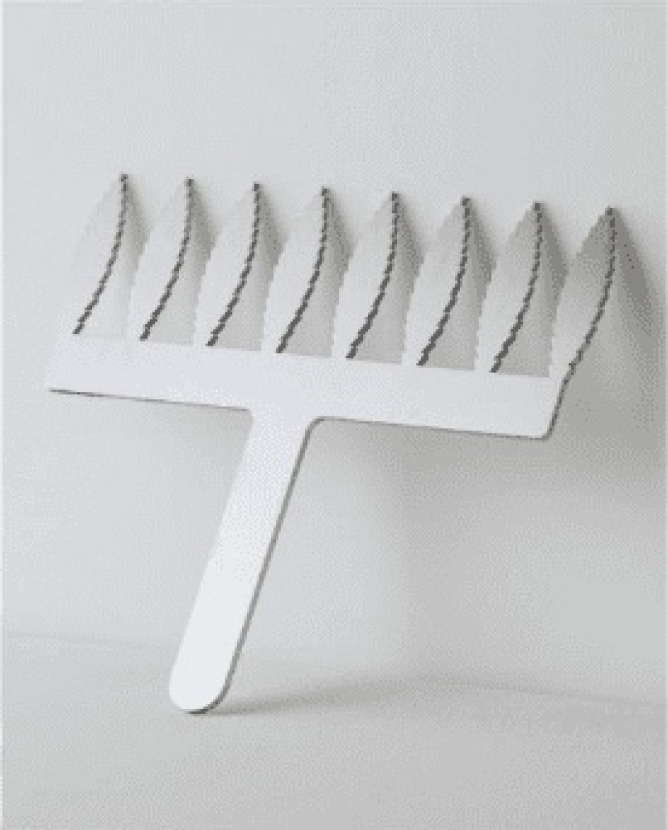 Stahlkamm für Schokoladendekoration, Frühling 6 cm - Martellato in der Gruppe Backen / Backutensilien / Schokoladenutensilien bei The Kitchen Lab (1710-24454)
