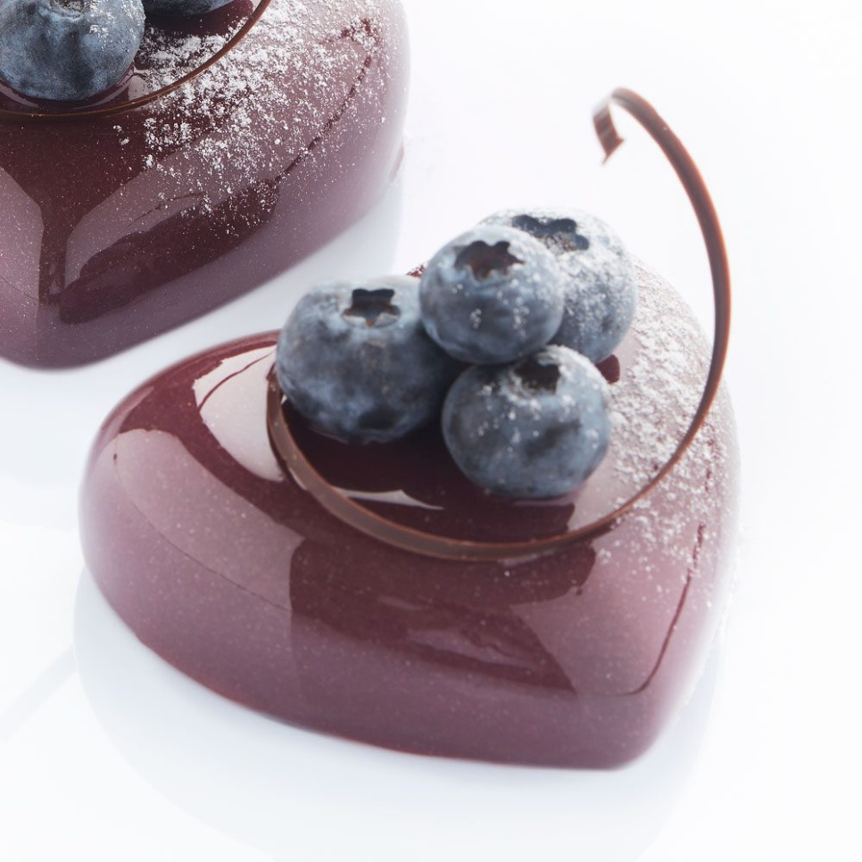 Silikonform, Schwarz, Liebe - Martellato in der Gruppe Backen / Backformen / Silikonformen bei The Kitchen Lab (1710-26903)