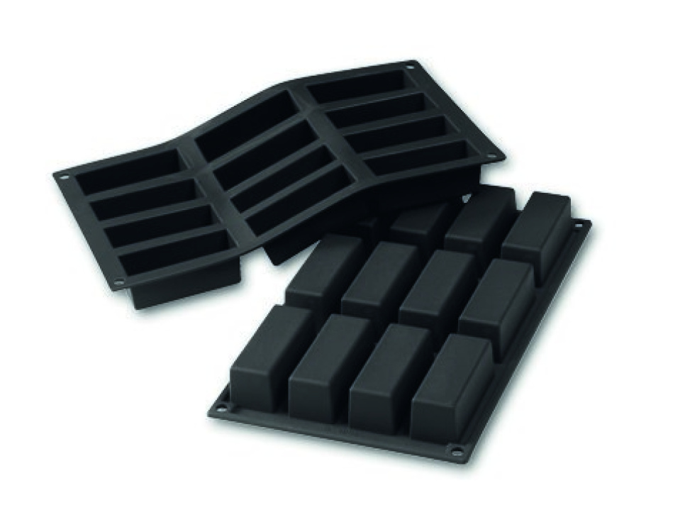 Backform in Silikon, SF026 Rechteck 12pcs - Martellato in der Gruppe Backen / Backformen / Silikonformen bei The Kitchen Lab (1710-27226)