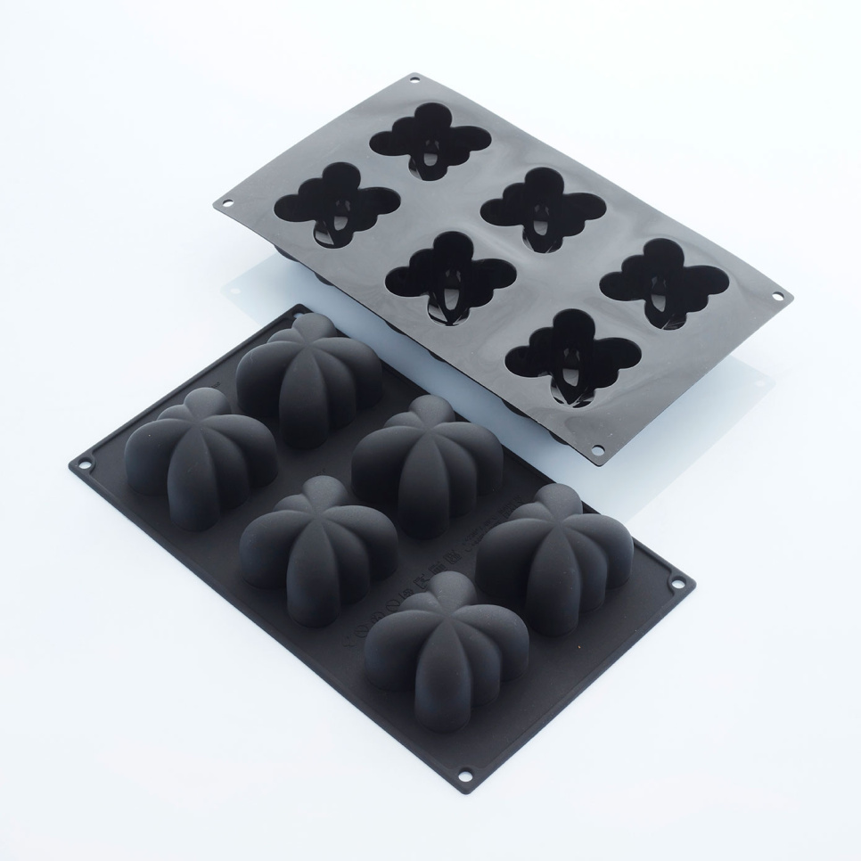 Silikonform, Schwarz, Papillon, 30SIL516 - Martellato in der Gruppe Backen / Backformen / Silikonformen bei The Kitchen Lab (1710-29031)