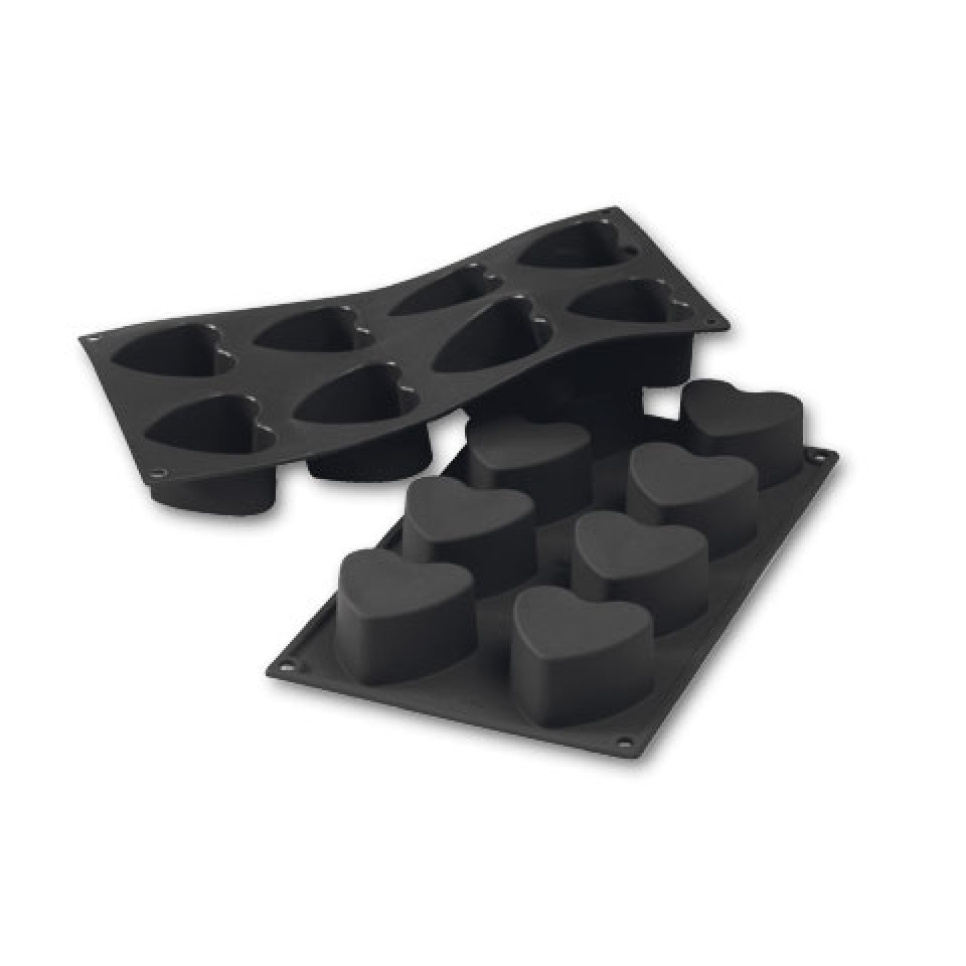 Silikonform SF040, Herz - Martellato in der Gruppe Backen / Backformen / Silikonformen bei The Kitchen Lab (1710-29040)
