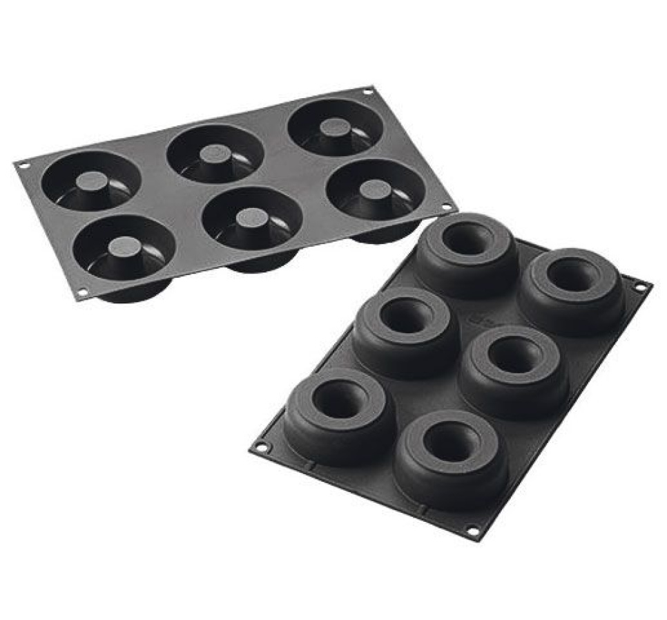 Silikonform SF170, Donut - Martellato in der Gruppe Backen / Backformen / Silikonformen bei The Kitchen Lab (1710-31027)