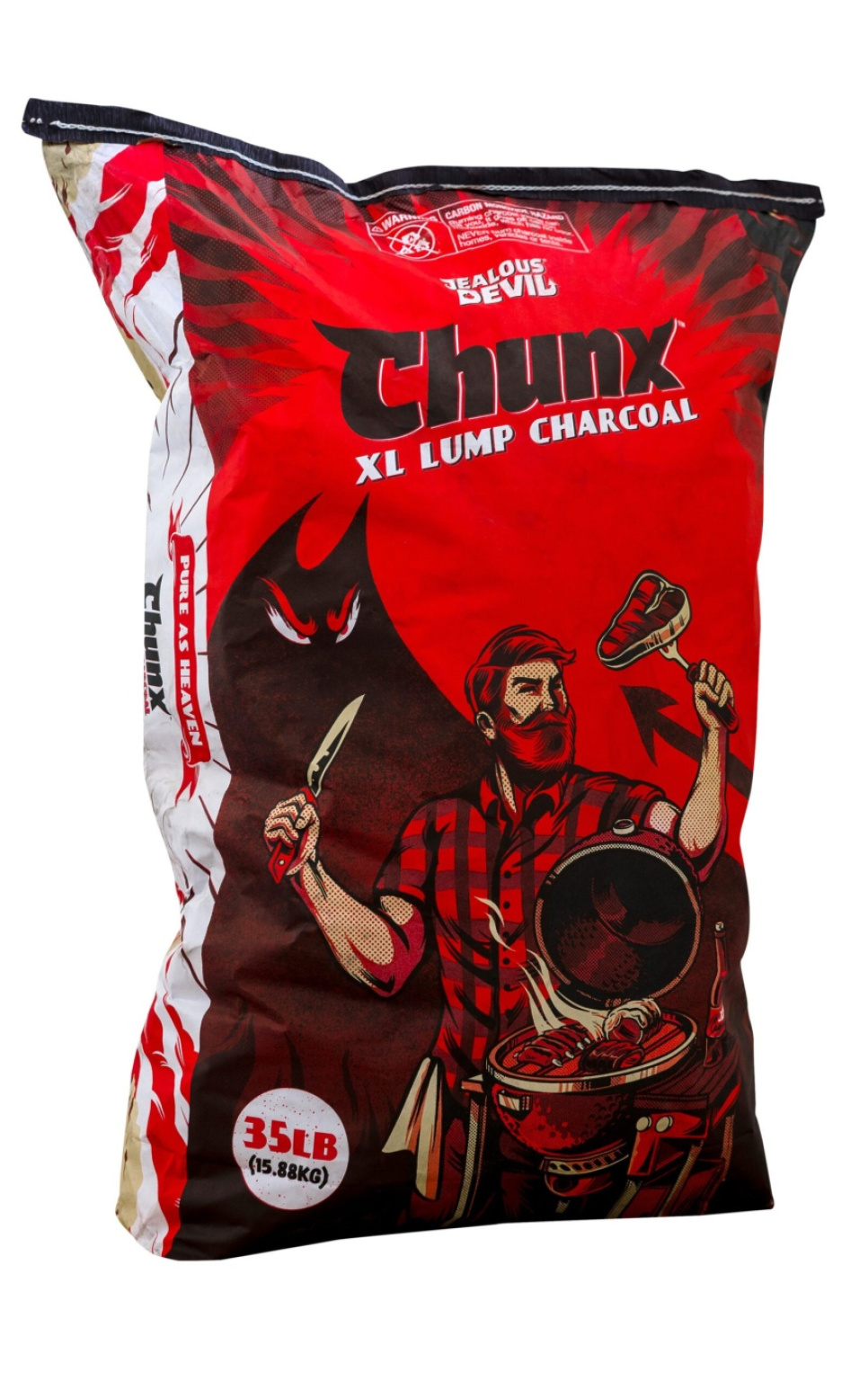 Grillkohle, Chunx XL – Holzkohle, 15,88 kg – Jealous Devil