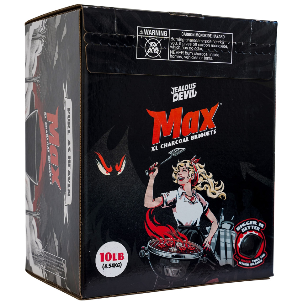 Grillbriketts, Max – 4,5 kg – Jealous Devil in der Gruppe Grills, Herde & Öfen / Grillkohle & Briketts / Briketts bei The Kitchen Lab (1738-27157)
