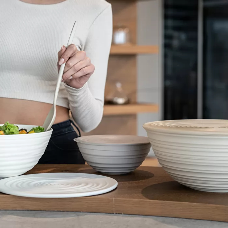 Servierschale mit Deckel, M, Tierra - Guzzini