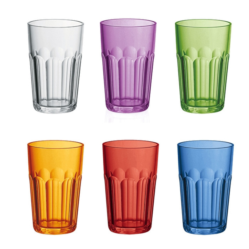 Trinkglas in Plastik, 42 ​​Cl, 6-Pack, Happy Hour - Guzzini in der Gruppe Tischgedeck / Gläser / Trinkgläser bei The Kitchen Lab (1791-27762)