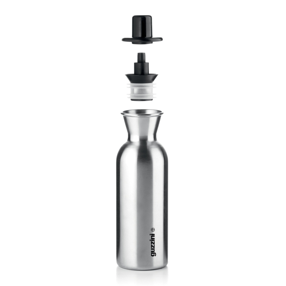 Ölflasche / Essigflasche aus Edelstahl - Guzzini