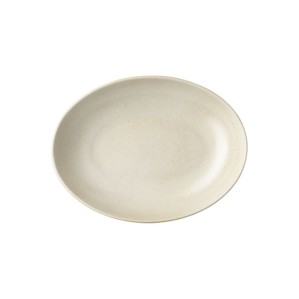 TieIron Teller, oval, 24 cm, Joyn Stoneware, Ash - Rosenthal