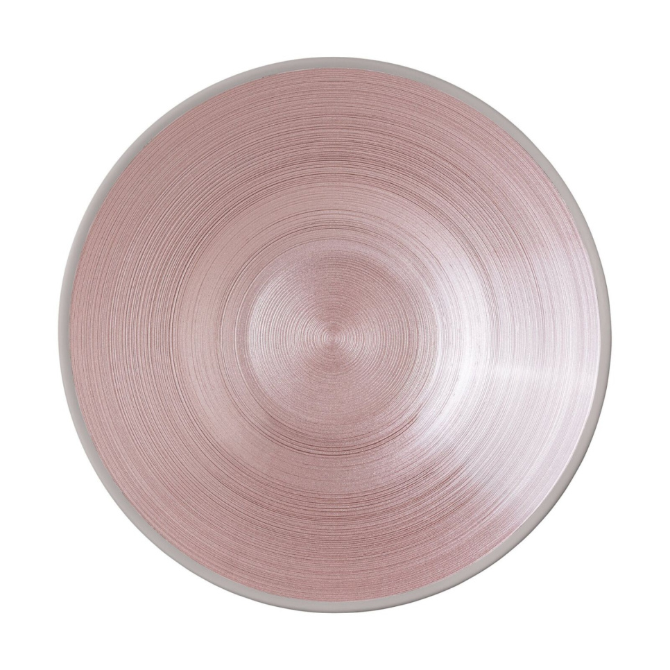 Servierplatte aus mundgeblasenem Glas, 31 cm, Rosa - Rosenthal