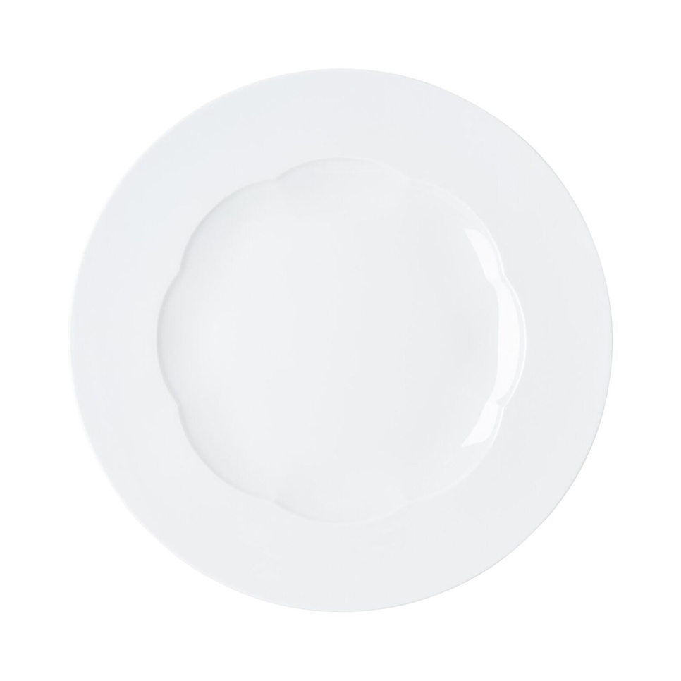 Teller 30 cm, Weiß, Sonetto Bianco - Rosenthal in der Gruppe Tischgedeck / Teller, Schüsseln & Schalen / Teller bei The Kitchen Lab (1798-31241)