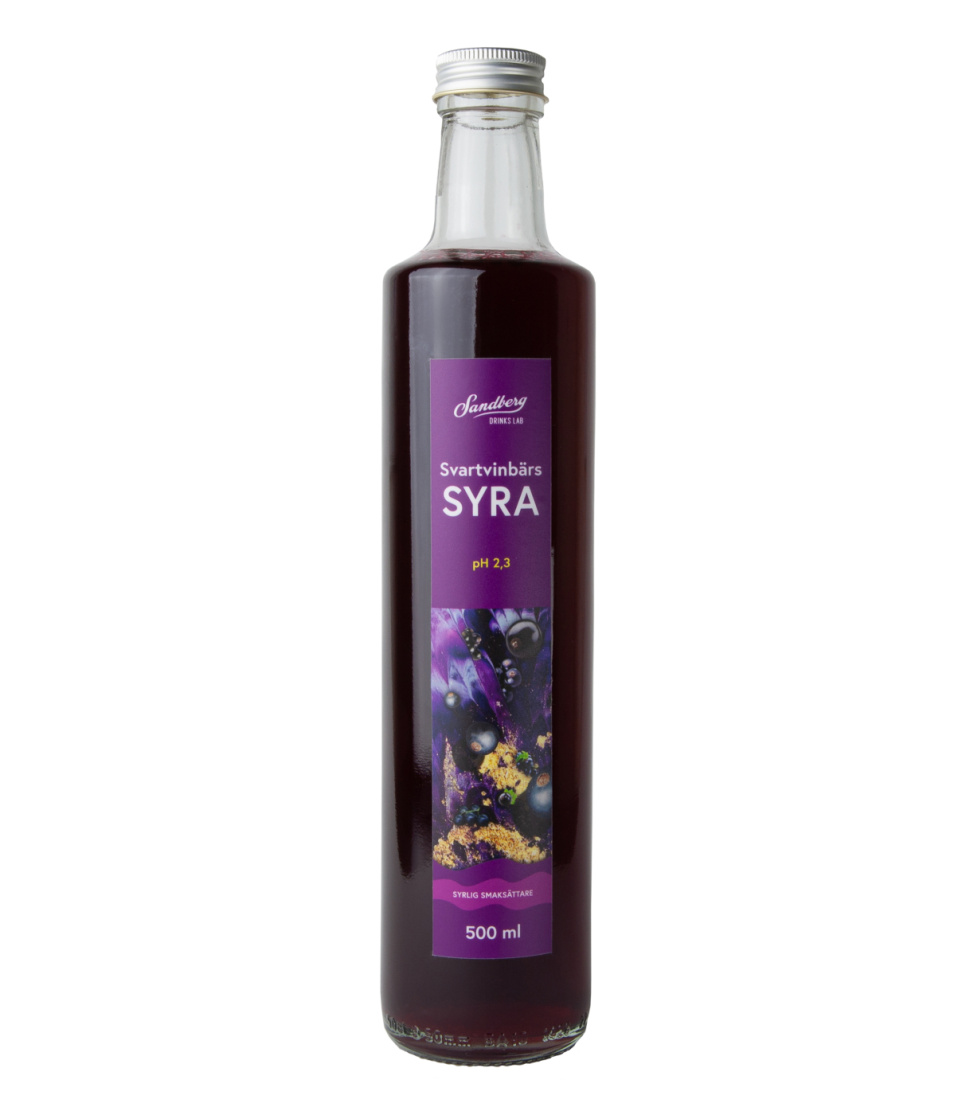Schwarze Johannisbeersäure, 500 ml - Sandberg Drinks Lab in der Gruppe Bar & Wein / Bar-Ausstattung / Andere Bar-Ausstattung bei The Kitchen Lab (1821-29342)