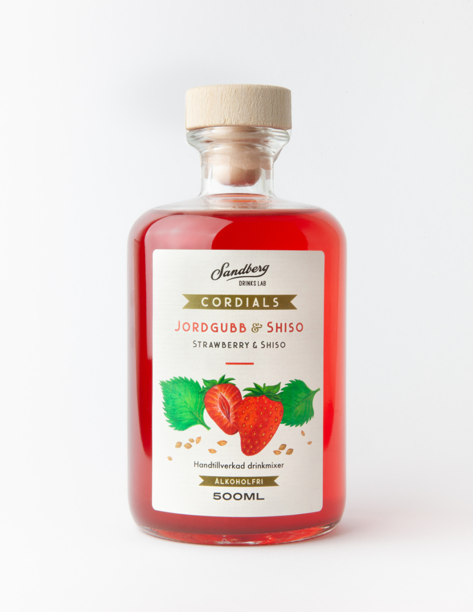 Cordials, Strawberry & Shiso - Sandberg Drinks Lab in der Gruppe Bar & Wein / Bar-Ausstattung / Andere Bar-Ausstattung bei The Kitchen Lab (1821-29580)