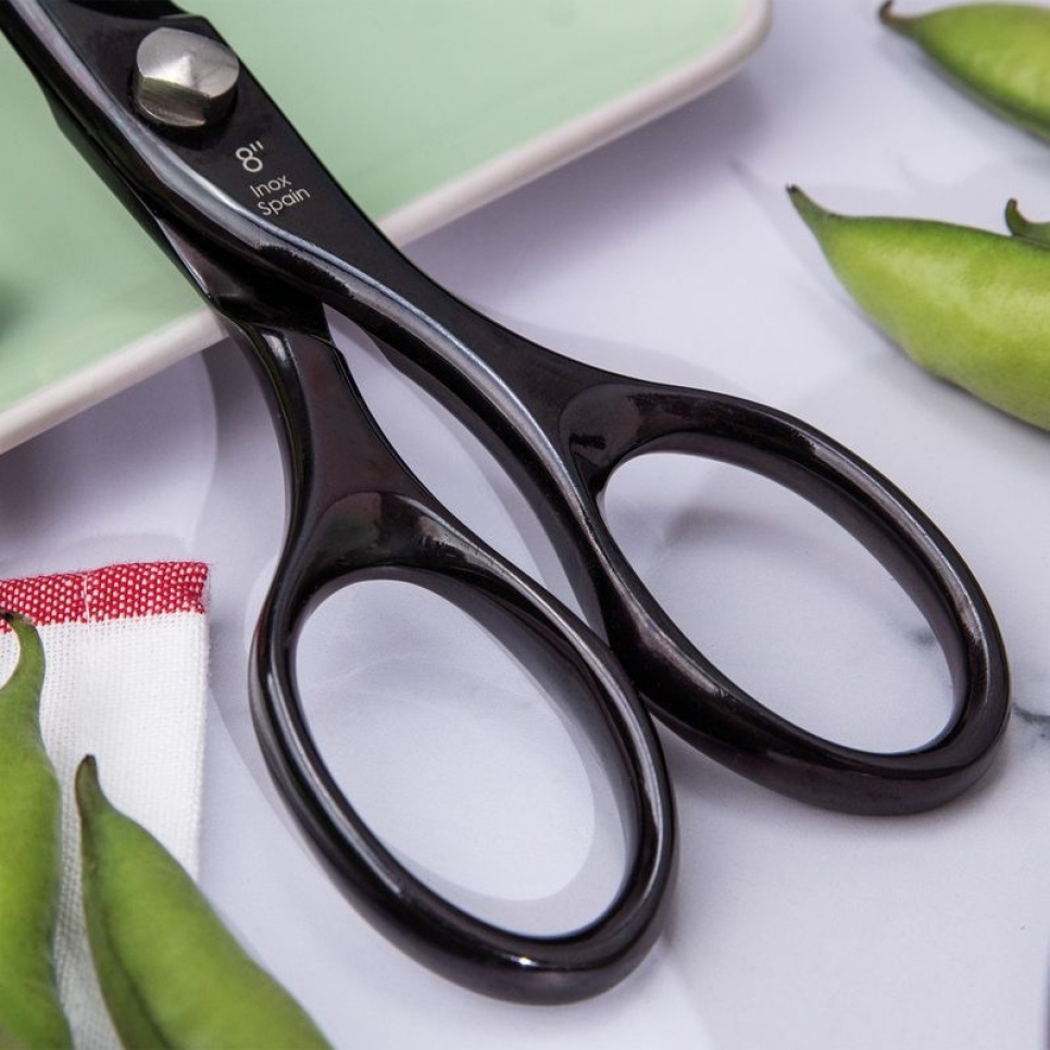 Küchenschere 20 cm, Chef, schwarz - 3 Claveles