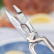 Meeresfrüchteschere mit Feder, 17 cm - 3 Claveles