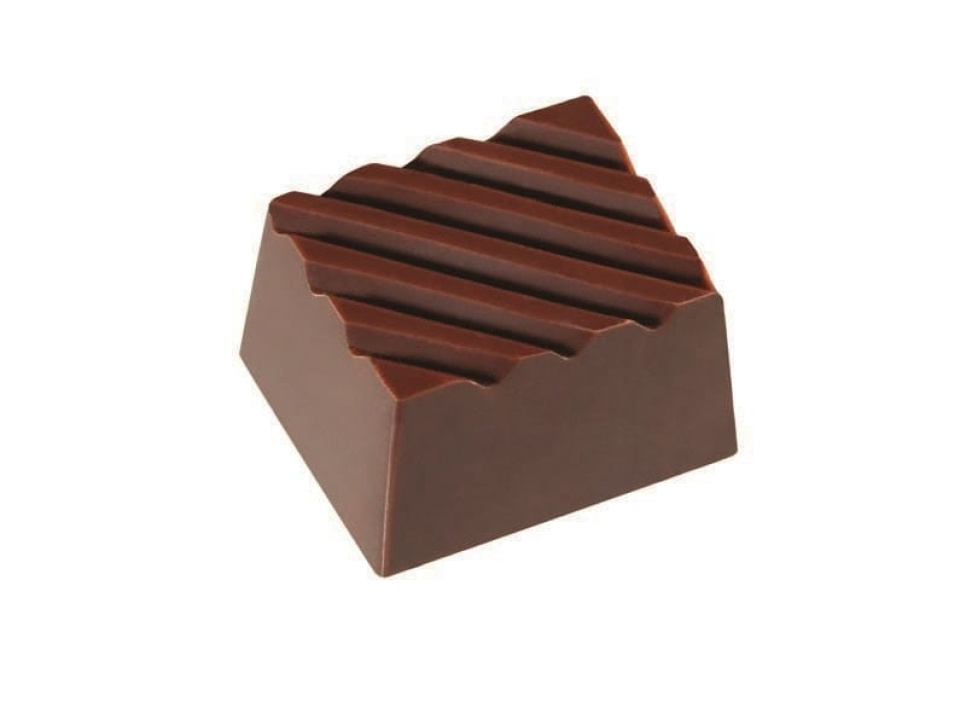 Pralinenform quadratisch, 24 Pralinen – Pavoni in der Gruppe Backen / Backutensilien / Schokoladenutensilien bei The Kitchen Lab (1827-13333)