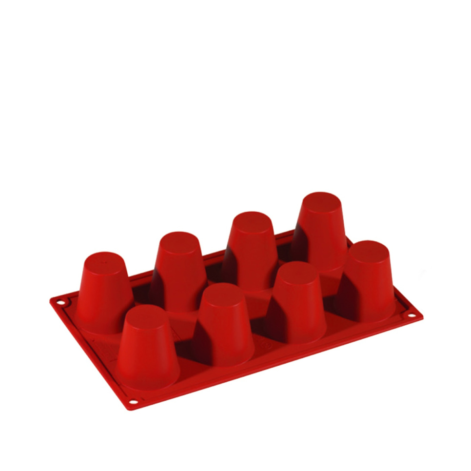 Backform aus Silikon, Kegel, 8 Stück - Pavoni in der Gruppe Backen / Backformen / Silikonformen bei The Kitchen Lab (1827-13377)