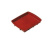 Quadratische Form 28x24x4 cm, Silikon, rot - Pavoni