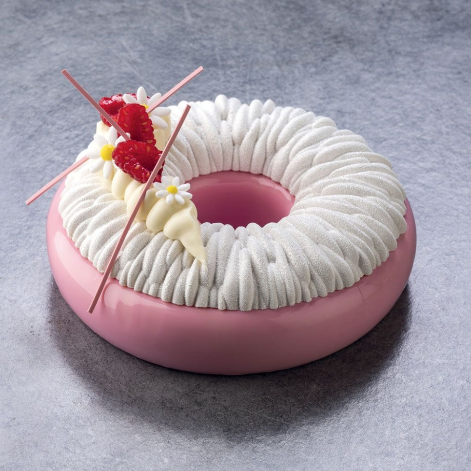 Kuchenform in Silikon, zwei Teile, 3D -Kuchen -Kit, Ke070, Corolla, Ø18cm - Pavoni in der Gruppe Backen / Backformen / Silikonformen bei The Kitchen Lab (1827-27463)