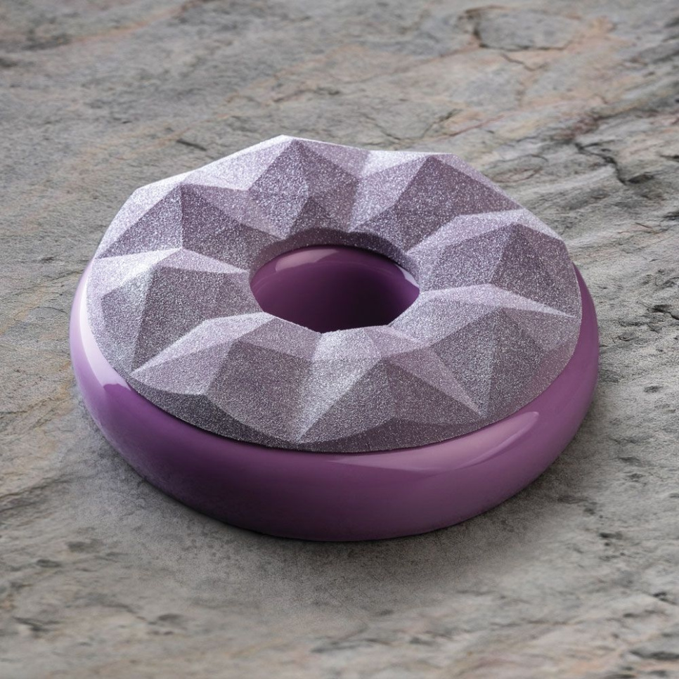 Kuchenform in Silikon, zwei Teile, 3D -Kuchen -Kit, Ke071, Louvre, Ø18cm - Pavoni in der Gruppe Backen / Backformen / Silikonformen bei The Kitchen Lab (1827-27464)