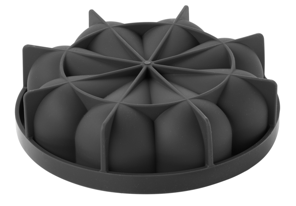 Kuchenform in Silikon 3D -Kuchen, Ke015, Bombée, Ø18 cm - Pavoni