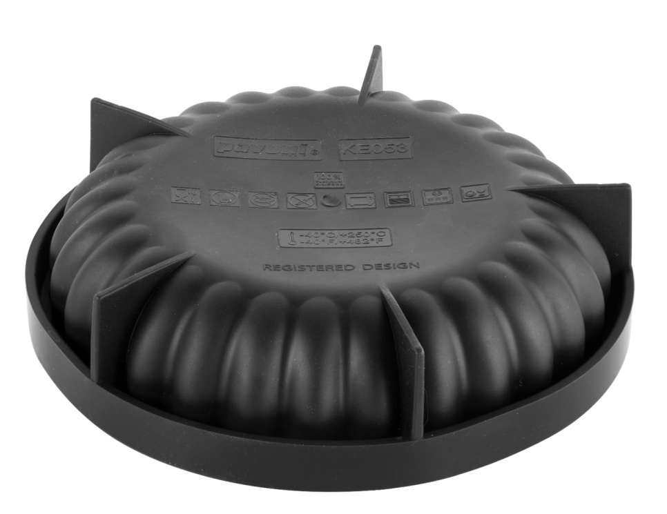 Kuchenform in Silikon 3D -Kuchen, Ke053, Plissée Mini, Ø14.5 cm - Pavoni
