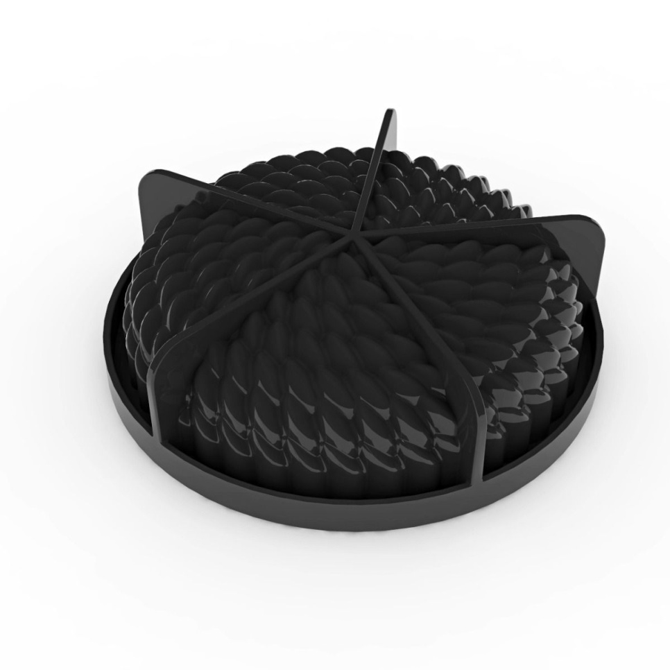 Kuchenform in Silikon 3D-Kuchen, Ke074, Facon Saint-Honoré, Ø18cm - Pavoni