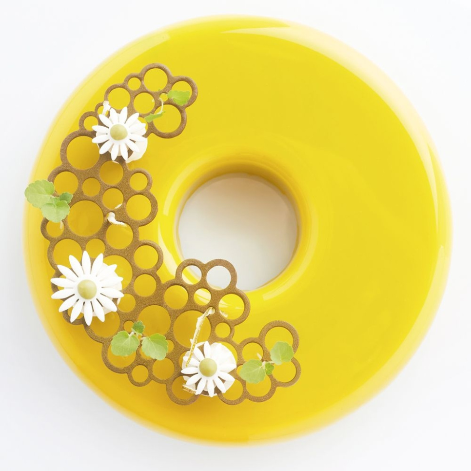 Silikonform für tuile pr004, Kreise in Kranz, Pavodecor - Pavoni