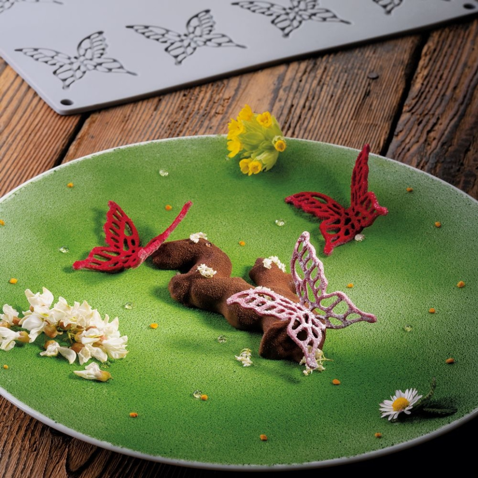 Silikonform für den großen GG050 großen Schmetterling, Gourmand - Pavoni