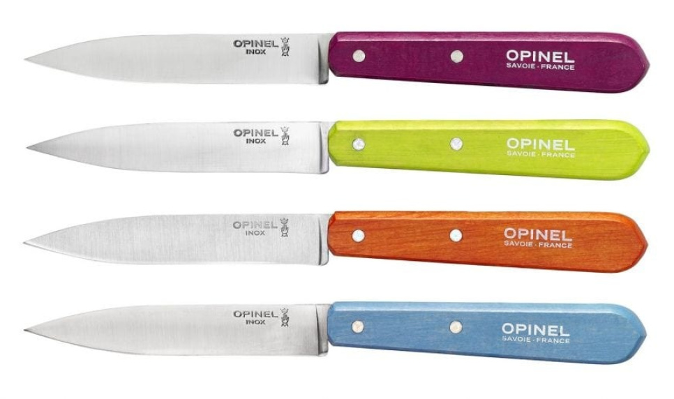 Messerset vierteilig, Sweet Pop Colors - Opinel in der Gruppe Kochen / Küchenmesser / Messersets bei The Kitchen Lab (1861-22656)